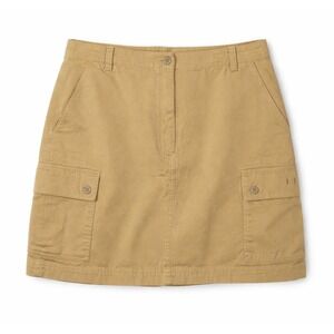 Lauren Ralph Lauren Cargo Mini Skirt Khaki Utility Casual Size 4